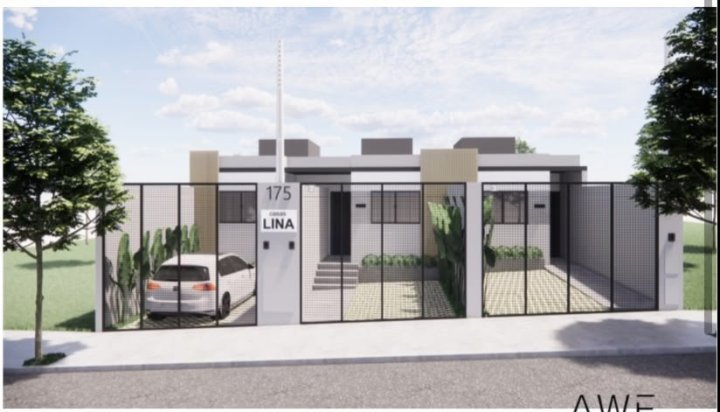 Casa Nova MCMV 2 dorms, 1 suíte.